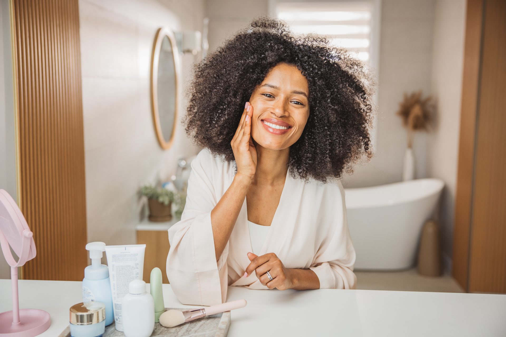 Botanical skincare products with natural ingredients